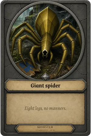 Giant spider