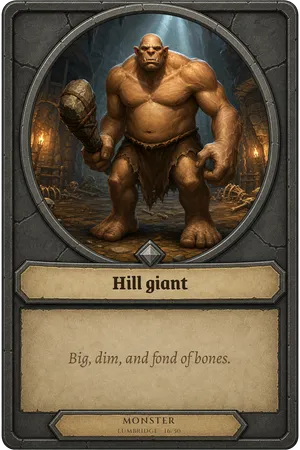 Hill giant