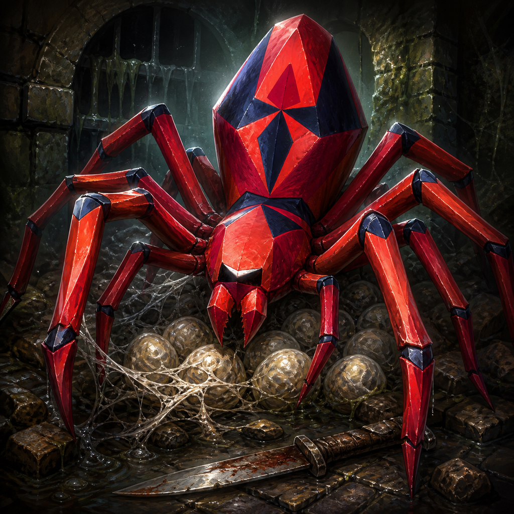 Deadly red spider