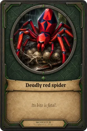 Deadly red spider